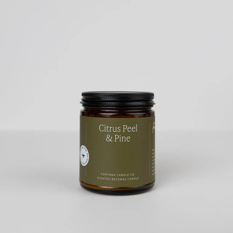 Citrus Peel & Pine Essential Oil Candle - Mindful Essentials