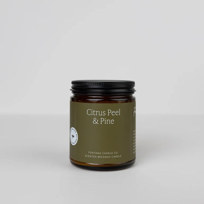 Citrus Peel & Pine Essential Oil Candle - Mindful Essentials