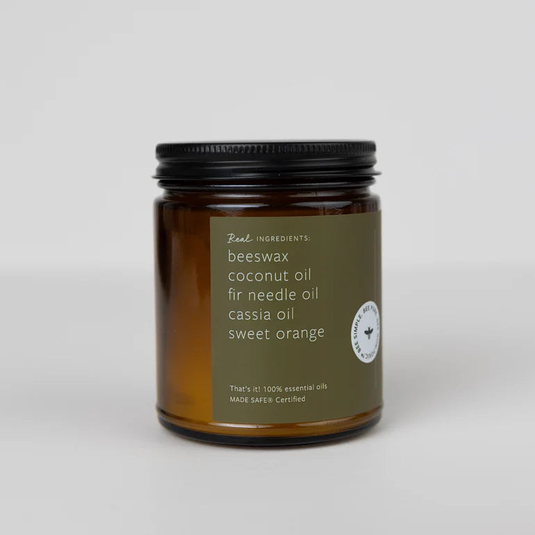 Citrus Peel & Pine Essential Oil Candle - Mindful Essentials