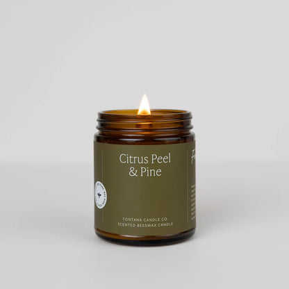 Citrus Peel & Pine Essential Oil Candle - Mindful Essentials
