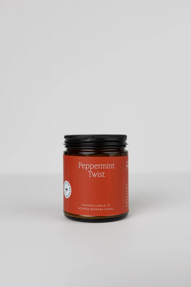 Peppermint Twist Essential Oil Candle - Mindful Essentials